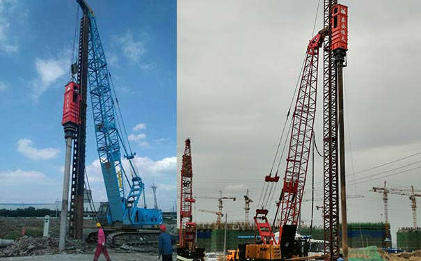 液压锤打桩机 打桩机打桩锤技术参数-预制桩锤击打桩机型号