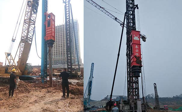 地基打桩机桩锤按动力来源的分类和功能 液压打桩锤