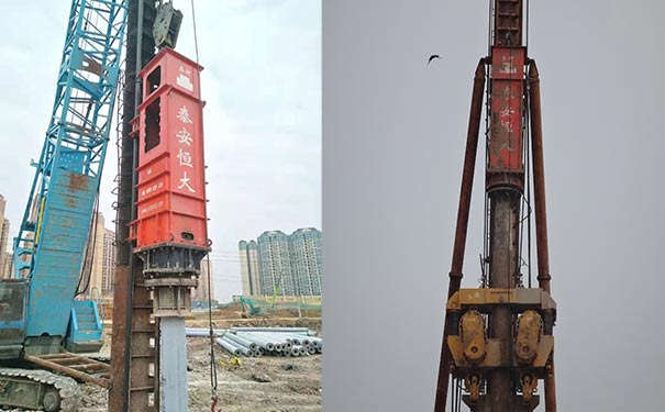 打拔桩机型号 挖掘机专用振动锤 液压打拔桩锤