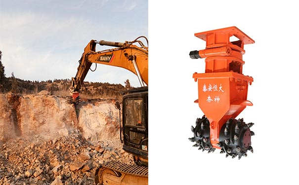挖掘机铣挖机-挖掘机岩石铣刨头